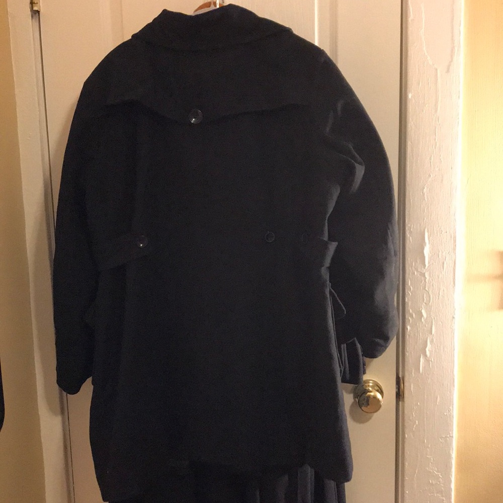 Care N Sport Black Wool Coat - Picture 4 of 8